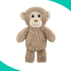 工厂 OEM 欢迎毛绒玩具猴子毛绒猴子软白色翻滚猴子