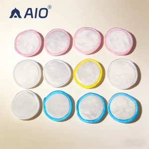 แผ่นเช็ดเครื่องสำอางแบบใช้ซ้ำได้ ผลิตจากไม้ไผ่ เป็นมิตรต่อสิ่งแวดล้อม รับผลิตตามสั่ง พร้อมโลโก้ ขายส่ง - Product Image 1