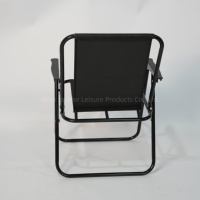 Portable Camping pique-nique chaise de pêche pliable printemps chaise devoir extérieur pliant cadre en acier inclinable chaise de plage