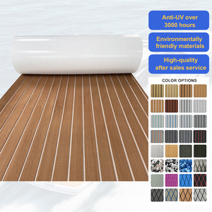 Ocean Custom High Quality 6MM Self Adhesive <strong>Outdoor</strong> <strong>Flooring</strong> Decking <strong>Mat</strong> Eva Faux Teak Marine Boat Pad RV Room Removable Carpet - Product Image 1