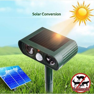 Repelente de Animales Ultrasónico para Exteriores, Resistente al Agua, con Energía Solar, Control de Ladridos de Perros, para Ratones, Gatos, Pájaros y Monos - Product Image 6