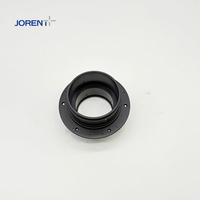 Boîtier de capteur optique en aluminium anodisé noir usiné CNC de précision pour composants de caméra de vision artificielle