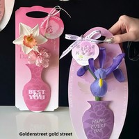YZ tas tangan bunga langsung untuk Hari Ibu kotak kertas elegan untuk kemasan bunga