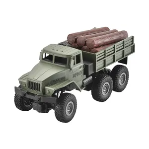 子供用リモコン車1/1627m四輪Rcオフロード軍用トラック輸送玩具車