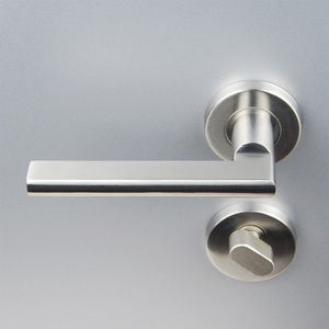 Poignée solide de levier de porte intérieure de maison d'hôtel d'acier inoxydable moderne - Product Image 2