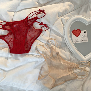 Intimo Sexy in <span class=keywords><strong>Pizzo</strong></span> Traforato, Rete Sottile Traspirante, Comodo <span class=keywords><strong>Perizoma</strong></span> a Vita Bassa per Donna ODM - Product Image 2