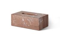 Boîte à mouchoirs en marbre artisanal Telazzo, moderne et durable, accessoires de décoration pour la maison, pour le salon et la salle de bain, imperméable