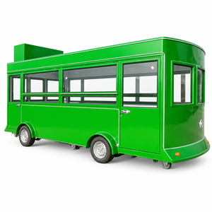 Remorque de Food Truck Style Capsule Verte 4,8m en Acier Inoxydable avec Évier pour Usage Extérieur - Product Image 6