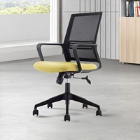 Chaise de bureau, chaise d'ordinateur, matériau en maille, confortable pour une utilisation prolongée, convient pour la maison et le bureau, dossier réglable, pivotant