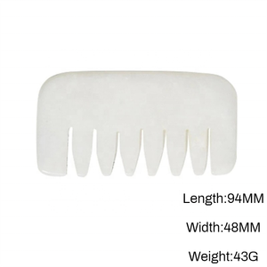 Mehrfarbiges Natursteinkamm-Set-Kopfhaut <span class=keywords><strong>massage</strong></span> kamm für Haarwuchs, Lymph drainage und ganzheitliche Haarpflege - Product Image 6