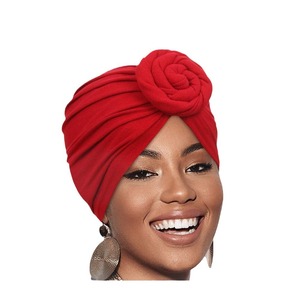 NOUVEAU Hijab en polyester pour femmes musulmanes africaines, turban, <span class=keywords><strong>bonnet</strong></span>, foulard pour le printemps - Product Image 5