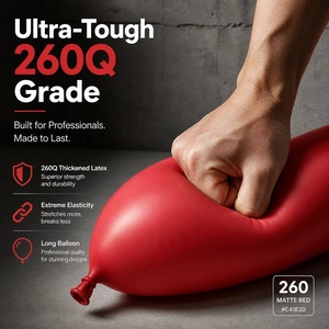 <span class=keywords><strong>Globos</strong></span> de Látex para Modelar, 260q, de Colores Variados, para Decoración de Fiestas de Cumpleaños, Venta al Por Mayor - Product Image 6