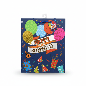 Sacchetto regalo di compleanno bomboniera 12.6 da 72 pz/CS \ "X16.9 \" X4.7 \" - Product Image 2