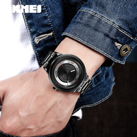 Jam tangan Analog Lcd 9267 SKMEI, jam tangan besar Analog logo kustom tahan air, jam tangan pria mode baru, tombol bulat
