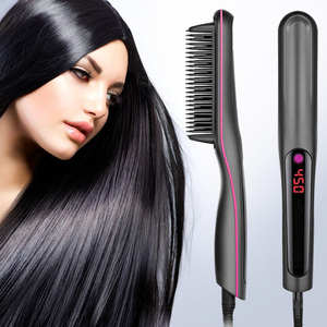 <span class=keywords><strong>Brosse</strong></span> à <span class=keywords><strong>cheveux</strong></span> professionnelle à air chaud en une étape pour le lissage ou le curling - Product Image 1