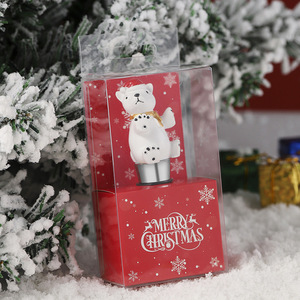 Christmas Wine <b>Stopper</b> Resin Bear Design Holiday Gift Bottle Sealer Decorative Seal For Wine Bottles - Product Image 1