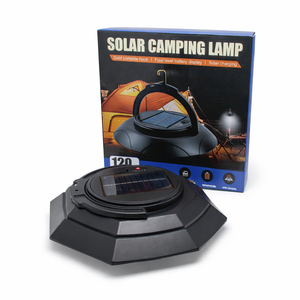 Lampu Camping Tenaga Surya Isi Ulang dengan Power Bank, Pengisian Daya Tipe-C, 3 Mode Pencahayaan dan Pengait Gantung - Product Image 1