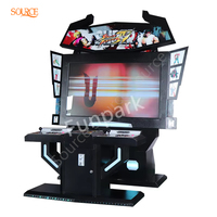 Máquina de Videojuegos Arcade SOURCE, Operada con Monedas, Pantalla LCD de 55 Pulgadas, King of Fighters, Street Fighter, para Centros de Juego