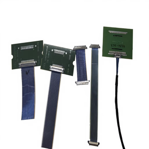 สายไมโครโคแอกเชียลแบบประกอบเอง ความยาวตามสั่ง 25 มม.-1500 มม. รุ่น KEL USL20-30SS-010-B 30 พิน พร้อมหัวต่อแบบมุมฉากด้าน PCB - Product Image 6