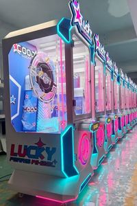 Máquina de Juego de Premios con Rueda de la Fortuna Operada con Monedas, Máquina Expendedora Giratoria de Regalos, Máquina Recreativa de Captura de Regalos para Centros de Juegos - Product Image 6