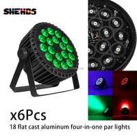 Vendeurs les mieux notés Rgbw 4 en 1 Flat Par Led Alloy 18*12 Led Effect Par Light Aluminium Led Par pour Dj Wedding