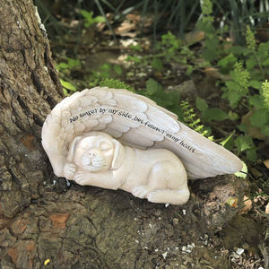 Wholesale Wholesale Modern Eco-Friendly Biodegradable Resinous Handmade Pet Wing Memorial <b>Urn</b> for Dog and Ashes - Product Image 5