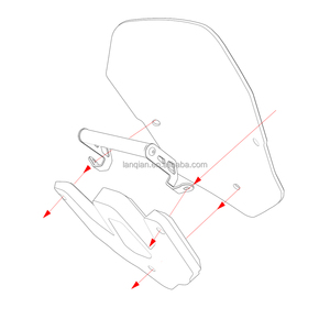 Accesorios de motocicleta, soporte de navegación, soporte de teléfono GPS, Kit de montaje para <span class=keywords><strong>Ducati</strong></span> Multistrada 950 S SW Touring S, ruedas de radios - Product Image 5
