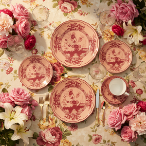 Juego de Vajilla de Porcelana China Vintage Violeta con Diseño Floral, Plato de Presentación de Cerámica, Taza de Café y Tazón de Porcelana para <span class=keywords><strong>Hotel</strong></span> - Product Image 4