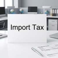Pour le paiement de la taxe d'importation de la machine à effets scéniques