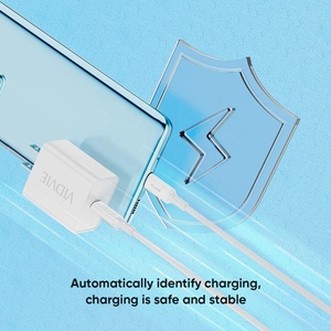 VIDVIE PD 60W sạc nhanh điện thoại di động sạc cáp ladekabel 1M Trắng Đen Loại C để Loại C Cáp dữ liệu chargeur điện thoại - Product Image 5