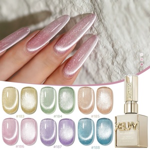 Nuevo Esmalte de Uñas Ojo de Gato Burbuja Verano 2026, <span class=keywords><strong>Amarillo</strong></span> Suave, Verde Claro, Líquido, de Larga Duración, Gel UV - Product Image 1