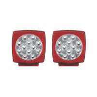 Nouveau kit d'éclairage LED 12V pour remorque avec feux de freinage, de stop, de clignotants et de positionnement, homologué SAE/DOT, indice de protection IP67, inclut un faisceau de câblage