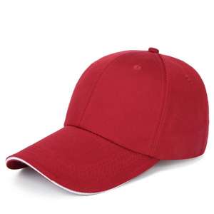 Fabricante de Gorras de Béisbol al por Mayor OEM, Gorra de Algodón Personalizada de 6 Paneles con Visera Sandwich y Hebilla Metálica Ajustable - Product Image 1