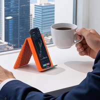 Soporte Flexible de Silicona para Teléfono, Soporte Ajustable para Teléfono Móvil en Avión, para Tablet, Portátil, Escritorio, Viajes, Cama, Oficina, Cinta de Correr, Antideslizante