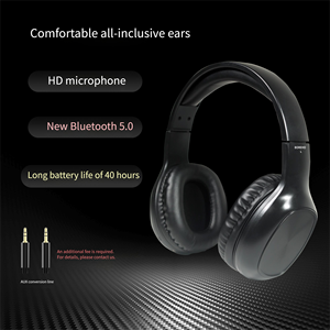 Venta caliente precio bajo inalámbrico para Bluetooth 5,0 Over-Ear auriculares deportivos batería de larga duración soporte personalización - Product Image 4