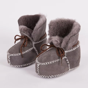 Prewalker bebé recién nacido Niño australiano doble cara piel de oveja lana invierno <span class=keywords><strong>botas</strong></span> de nieve zapatos - Product Image 5