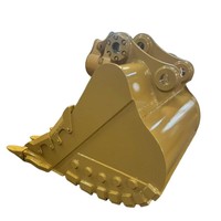 Direct usine pour Godet de roche pour pelle CAT330 1,6 m³, largeur et dents sur mesure OEM, Godet minier robuste, Fabricant