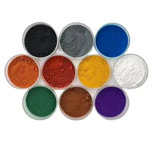 Multiple Colors Iron Oxide Red/orange/yellow/purple/green/ Blue Inorganic Pigments Cas 1332-37-2