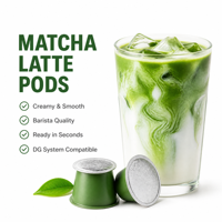 Capsules de Matcha Latte Premium – Capsules de Thé Vert Crémeux – Capsules de Poudre de Matcha – Boissons de Thé Matcha Individuelles – OEM