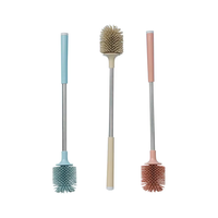 Nouvelle salle de bain douce propre maison outil en plastique brosse de toilette Durable Tpr nettoyage Silicone brosse de toilette