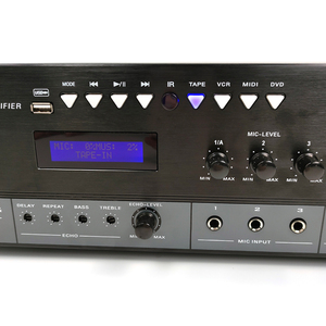 2-kênh kim loại hifi nhà karaoke hệ thống âm thanh khuếch đại thu với máy nghe nhạc và BT điều khiển từ xa cho KTV và sử dụng nhà - Product Image 4