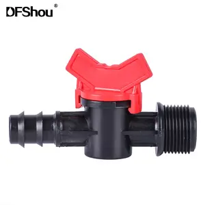 Pipe Control Valve Male Thread And Barbed Fitting Watering And Irrigation Pe Drip Irrigation System Other Watering Irrigation