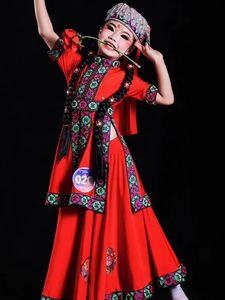 ชุดเต้นรำนกยูงสำหรับเด็กเสื้อผ้าสำหรับการแสดงเต้นรำแบบชนเผ่าชุดเต้นรำแบบคลาสสิกของ<span class=keywords><strong>จีน</strong></span> - Product Image 3