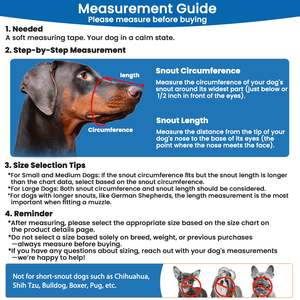 소형 중형 대형견을 위한 통기성 나일론 개 총구 물림 방지 짖음 방지 조절 가능한 탈출 방지 - Product Image 3