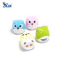 Ventes chaudes, impression de logo personnalisée, ensemble de papeterie mignon avec hibou, ensemble de papeterie pour enfants, taille-crayon manuel animal allemand pour crayon