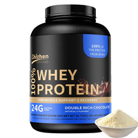 Protéine de lactosérum 100% pure, chocolat doublement riche, 24g de protéines, 1,98 lb (899g)