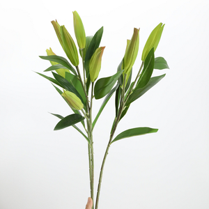 All'ingrosso di alta qualità giglio fiori boccioli Bouquet artificiale decorazione giglio frutta - Product Image 1