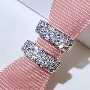 Ruban gros-grain or blanc E2313, 1-1/2 pouce de large, pailleté, double face, ruban artisanal tissé, couleur unie - Product Image 3