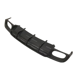 2016-2018 édition <span class=keywords><strong>A6</strong></span> S6 lèvre de pare-chocs arrière pour <span class=keywords><strong>AUDI</strong></span> mise à niveau Premium Kit de carrosserie en Fiber de carbone sortie d'usine véritable lèvre arrière en Fiber de carbone - Product Image 4