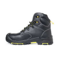 Rocklander - Chaussures de sécurité unisexes en cuir véritable anti-perforation et antistatiques avec embout en acier pour la construction et l'exploitation minière - Vente flash